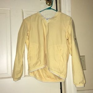 Liz Claiborne yellow windbreaker